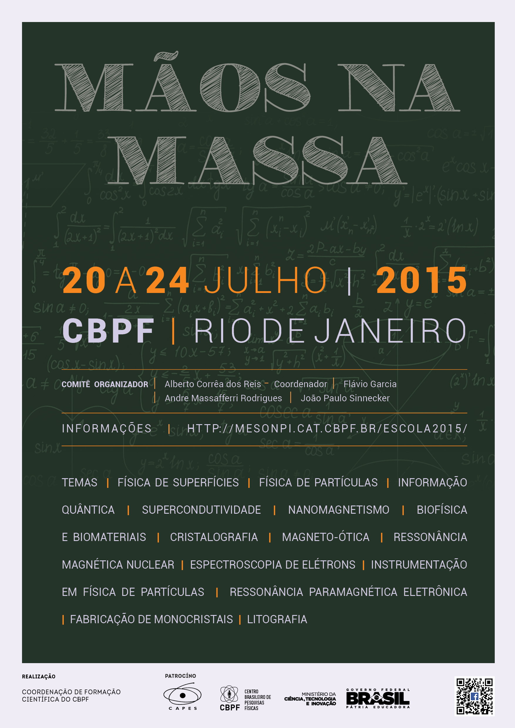 Cartaz do Mãos na Massa, realizado em 2015