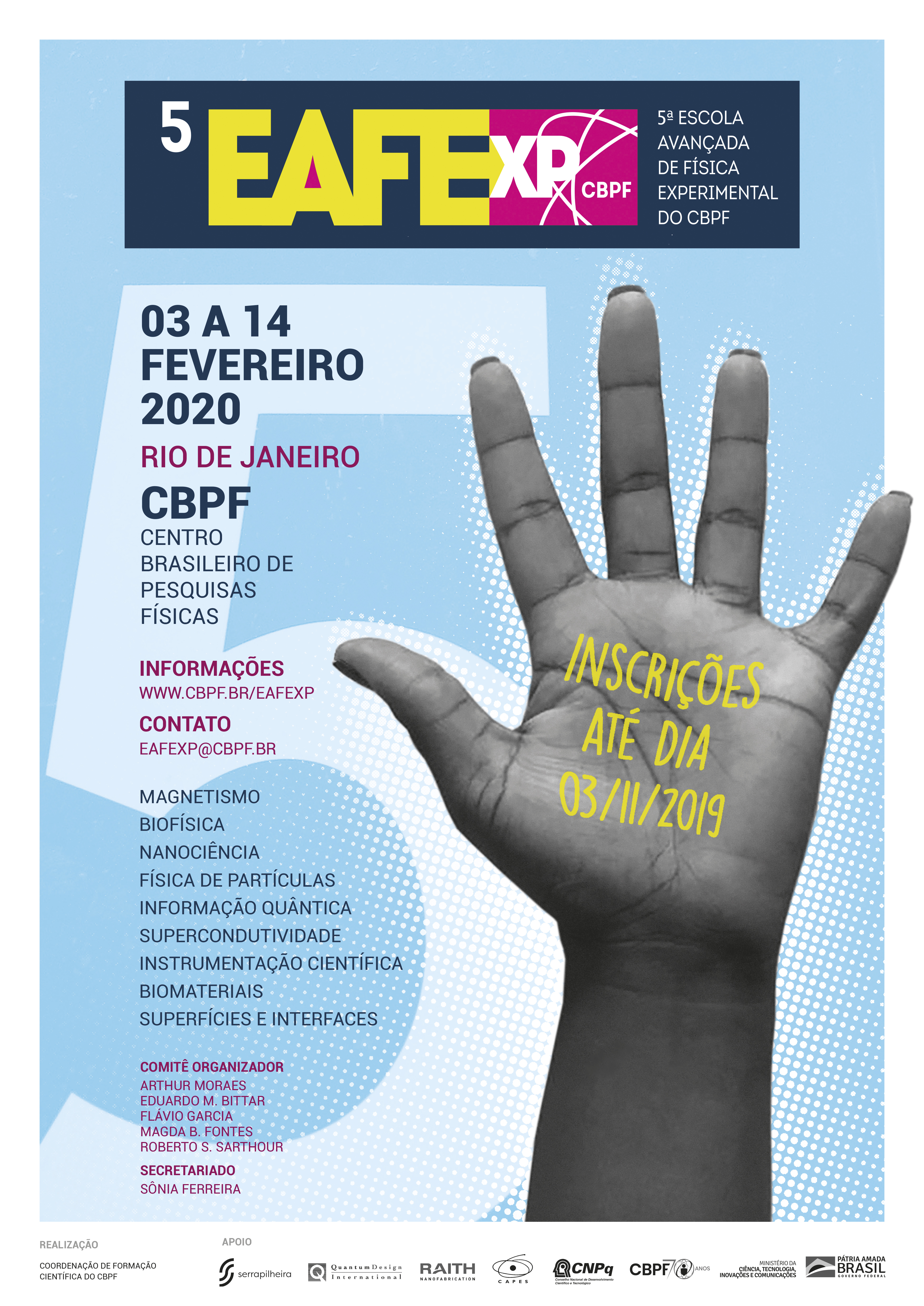 Cartaz da 5ª EAFExp, realizada em 2020