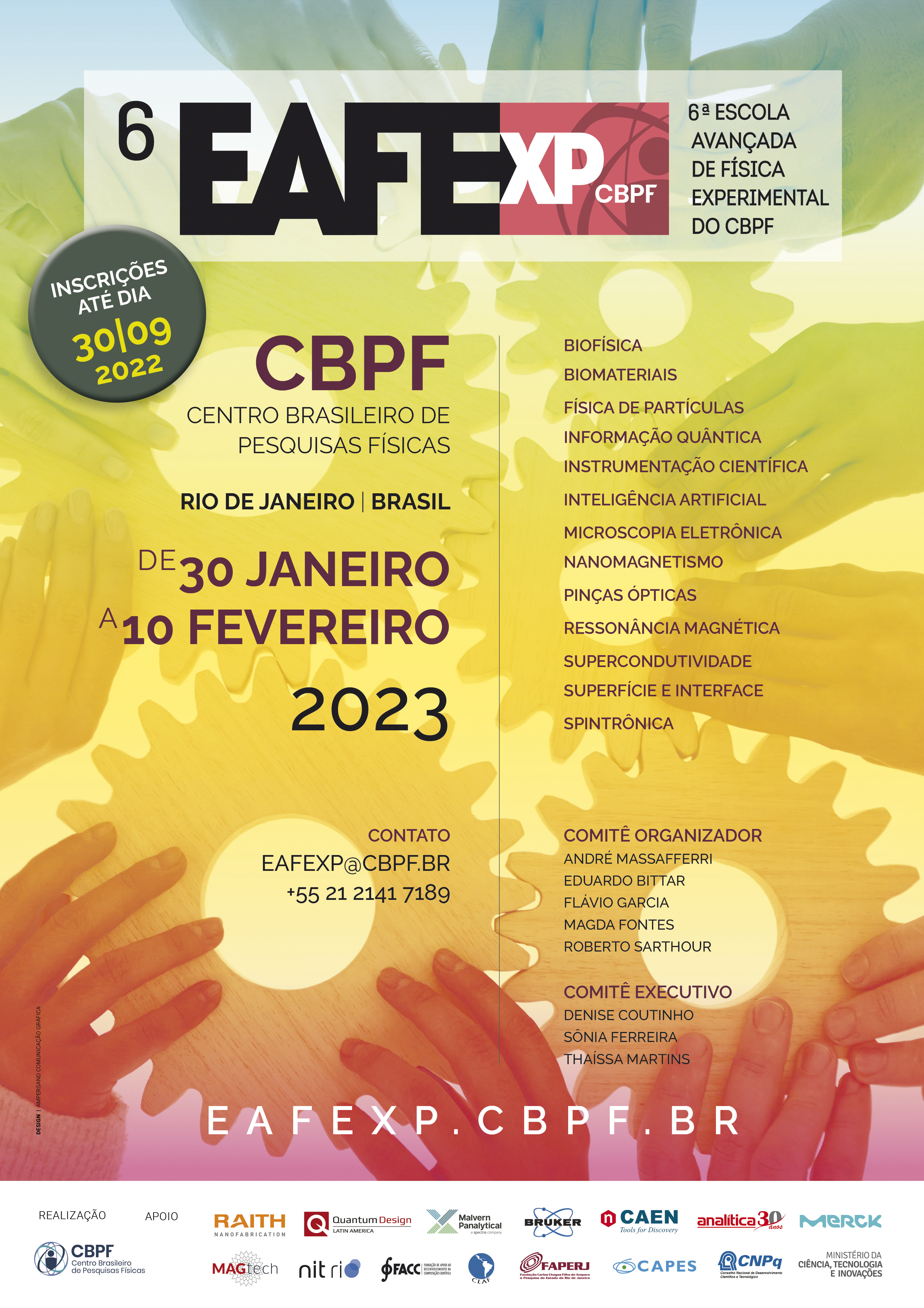 Cartaz da 6ª EAFExp, realizada em 2023