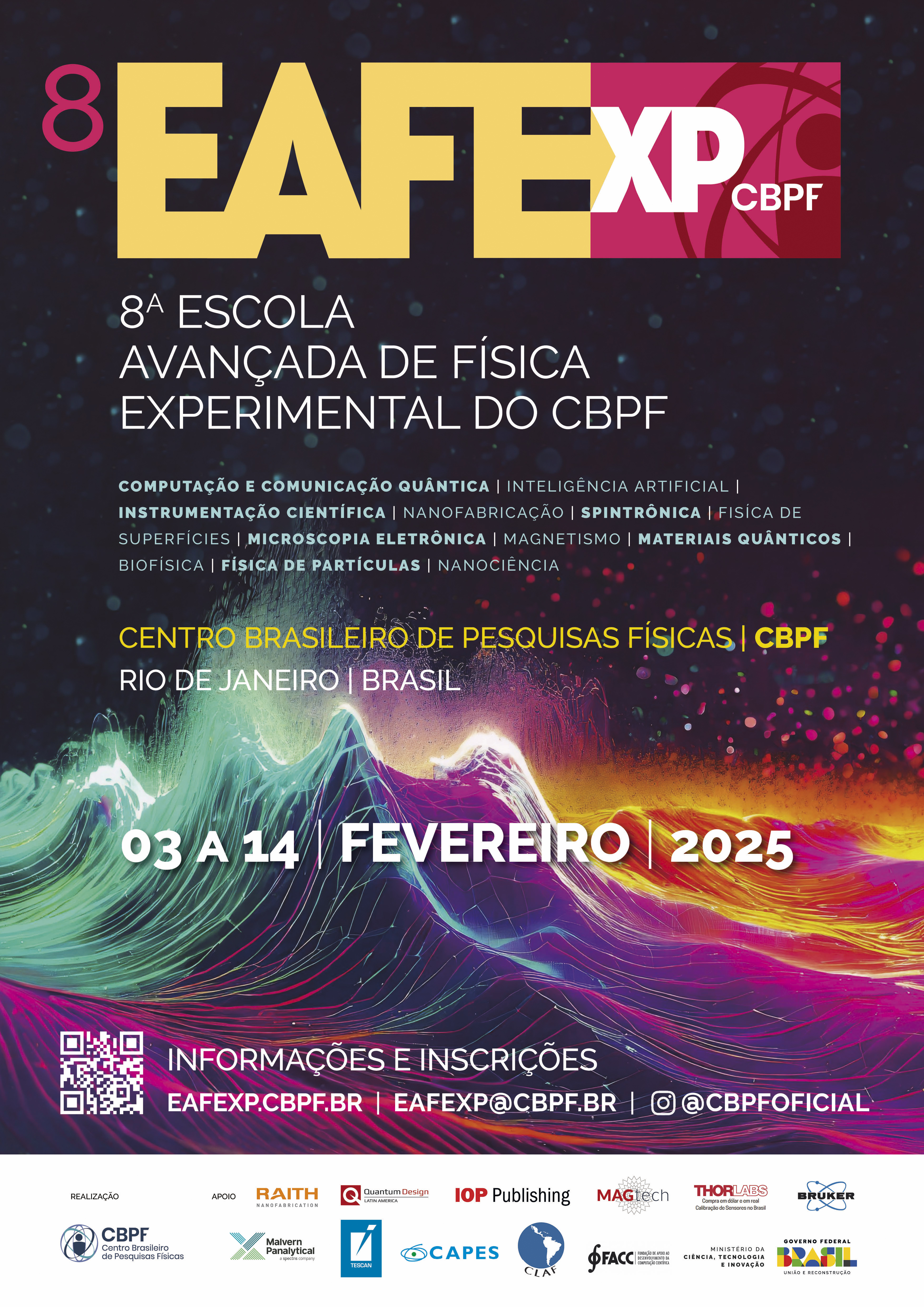 Cartaz da 8ª EAFExp, realizada em 2025