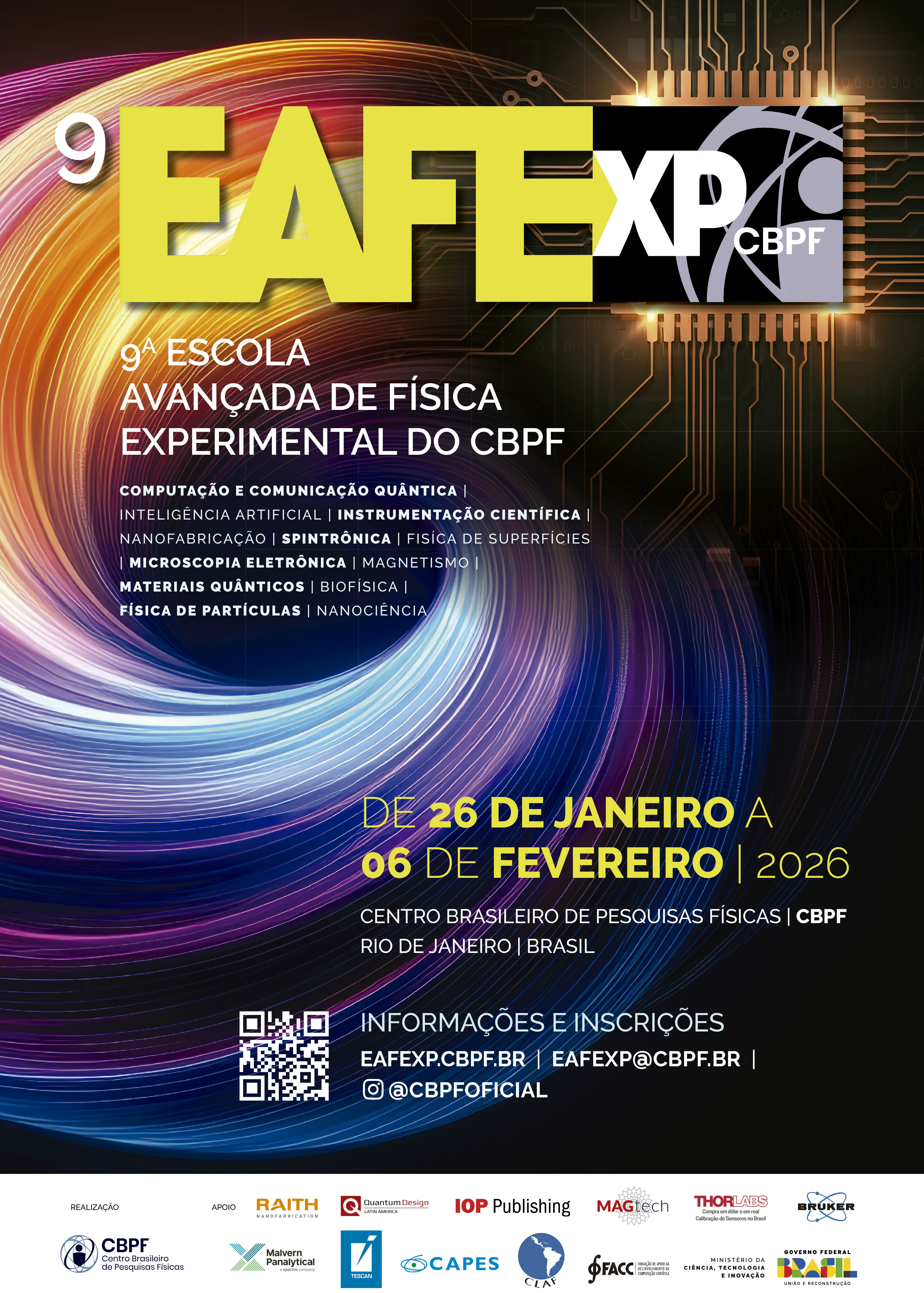 Cartaz da 9ª EAFExp, realizada em 2026
